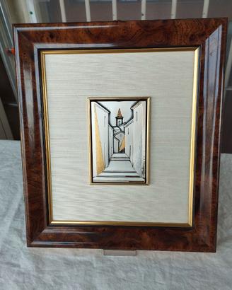 Quadro  " Ottaviani " argento laminato 925