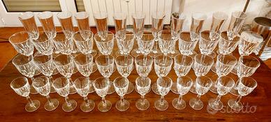 Servizio bicchieri in cristallo