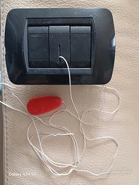 pulsante tirante living light nero