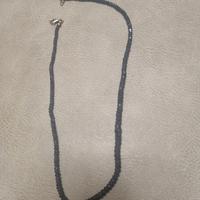 collana di zaffiri e argento 