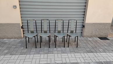 ZANOTTA: 4 sedie IRMA design A. CASTIGLIONI a 300€