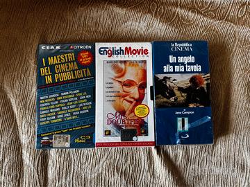 3 Videocassette VHS nuove sigillate