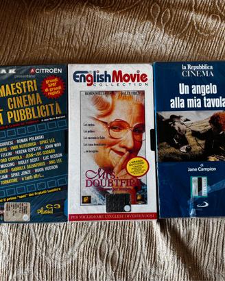 3 Videocassette VHS nuove sigillate
