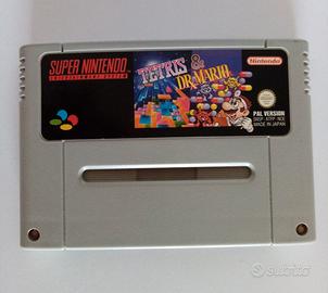 TETRIS & DR MARIO Super Nintendo SNES PAL NOE