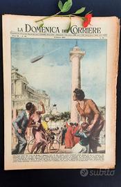 La Domenica del Corriere 3 ottobre 1954 Ufo Uranio