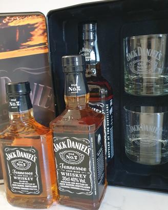 Lotto Jack Daniel's Gift Set + 2 Bottiglie UK