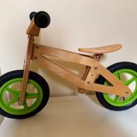 Bici senza pedali in legno