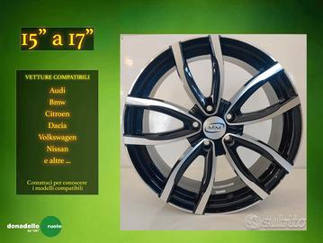 Cerchi in Lega dal 15" al 17" Varie vetture