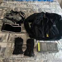 giacca moto / guanti riscaldati / pettorina endur
