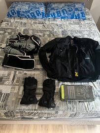 giacca moto / guanti riscaldati / pettorina endur