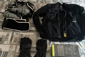 giacca moto / guanti riscaldati / pettorina endur