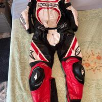 Tuta da moto divisibile alpinestars