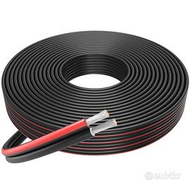 Cavo Pannelli Solari NERO E ROSSO 50 m 2 x 6 mm²