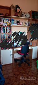 mobile+scrivania+sedia con rotelle