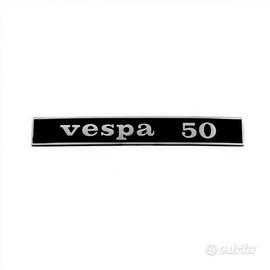 Targhetta posteriore Vespa 50