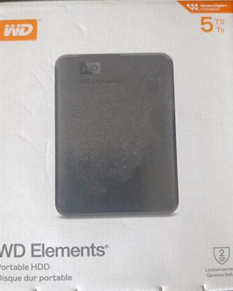WD Elements 5TB Portable HDD
