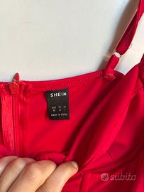 Abito rosso, shein