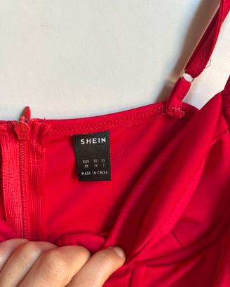 Abito rosso, shein