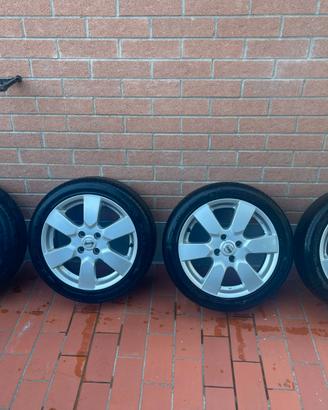Set 4 cerchi 16" con pneumatici 185/50 R16 estivi