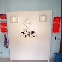 Letto a scomparsa in massello laccato