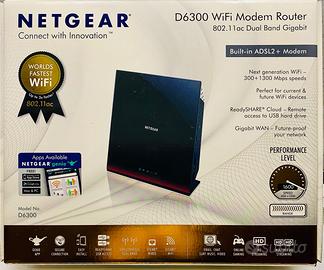 Modem Router Netgear D6300 - 802.11ac Dual Band