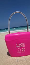 N* 2 Borsette a lucchetto per la spiaggia