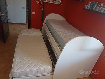 letto per cameretta doppio tipo castello