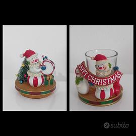 yankee candle topper + porta votivo di natale