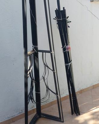 struttura gazebo in ferro