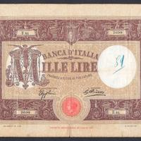 BANCONOTA DA MILLE LIRE DEL 03.01.1932
