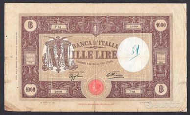 BANCONOTA DA MILLE LIRE DEL 03.01.1932