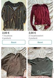 Stock di abbigliamento donna
