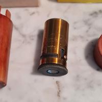 Microscopio   d'epoca   da tasca    in ottone