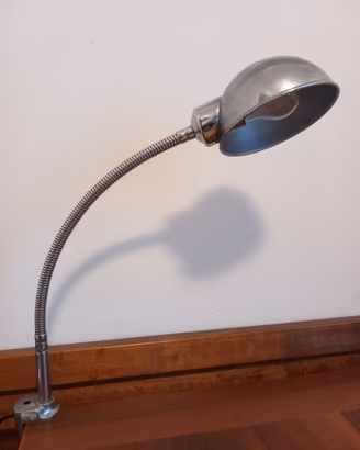 Lampada da tavolo a collo di cigno anni '60