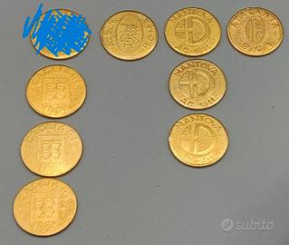 Medaglie squadre di calcio omaggio rivista vintage