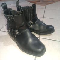 Stivali Bassi Piston UOMO Pelle Neri - Taglia 43