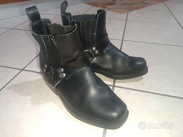 Stivali Bassi Piston UOMO Pelle Neri - Taglia 43