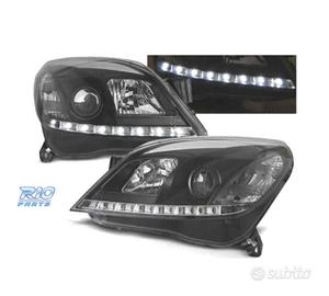 FARI OPEL ASTRA H 04-09 LUCE DIURNA A LED FONDO NE