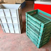 cassette in plastica alimentare usate