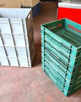 cassette in plastica alimentare usate