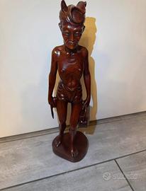 Scultura xx secolo  Bali  intagliato a mano