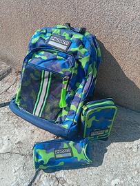 Zaino Seven con astuccio a tre zip e bustina seben