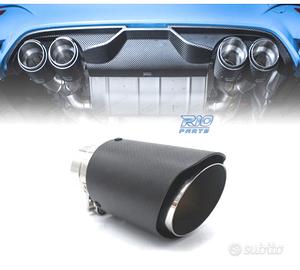 TERMINALE SCARICO UNIVERSALE IN CARBONIO TIPO AKRA