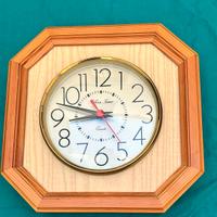 OROLOGIO DA MURO VINTAGE LEGNO CHIARO