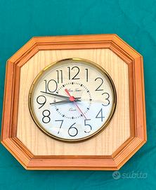 OROLOGIO DA MURO VINTAGE LEGNO CHIARO