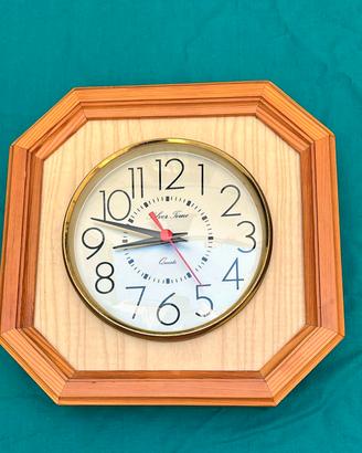 OROLOGIO DA MURO VINTAGE LEGNO CHIARO