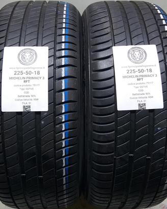 2 GOMME 225 50 18 MICHELIN A75117