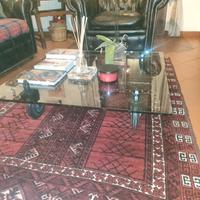 TAVOLINO IN VETRO TIPO GAE AULENTI  FONTANA-ARTE