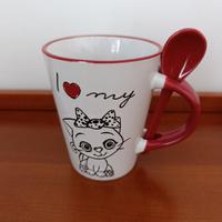 Tazza con cucchiaino