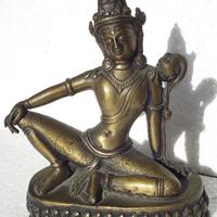 Parvati antica scultura tibetana bronzo /167